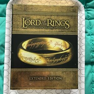 The Lord of the Rings Blu-ray disc trilogy extended edition